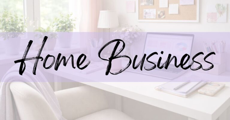 home business pillar image home office with desk, laptop, notebook