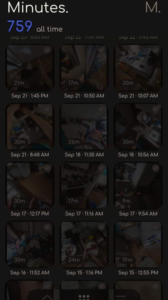 Preview of videos for Amelia Chore app